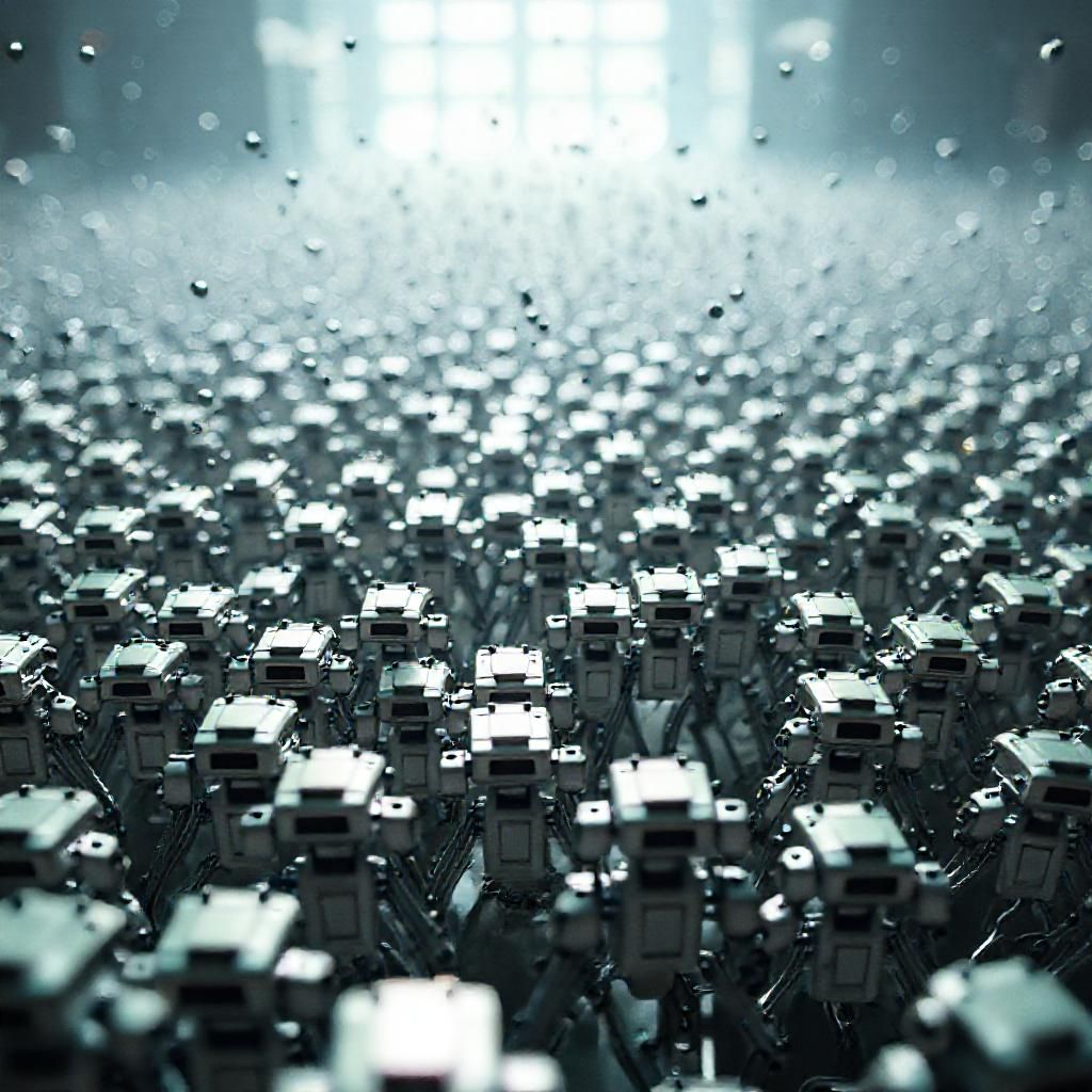 Meet the Shape-Shifting Swarms: Tiny Robots that Communicate and Heal