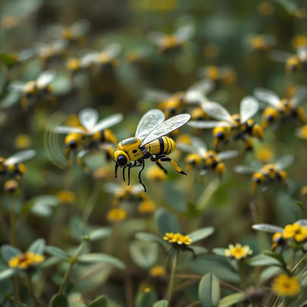 Microscopic Marvels: Shape-Shifting Robot Swarms That Communicate Like Bees